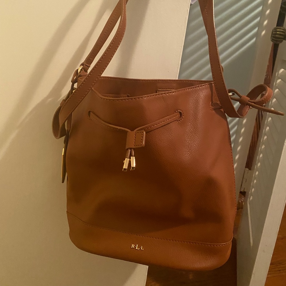 Ralph Lauren Leather Bucket Purse